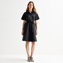 liz claiborne short sleeve a line dress Liz Claiborne Womens Sleeveless Midi Leaf A-Line Dress