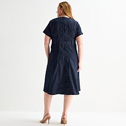 jcpenney denim dress Levi's Jadine Denim Mini Lightweight Dress - Women's