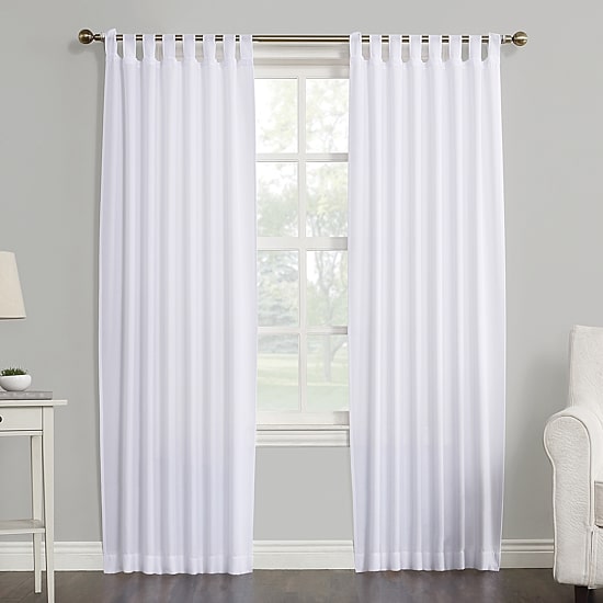 No 918 Jacob Tab Top Sheer Single Curtain Panel