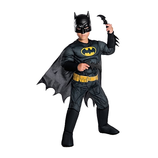 Little & Big Kid Boys Deluxe Batman DC Comics 4-pc. Costume