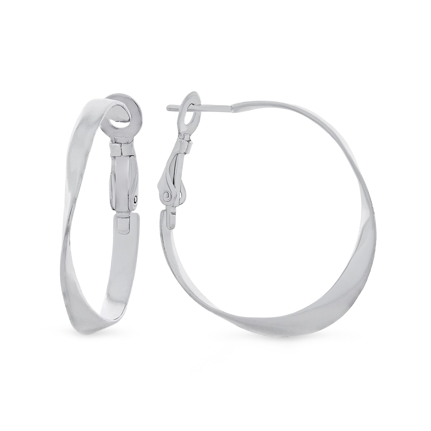 Hoop Earrings Sterling Silver