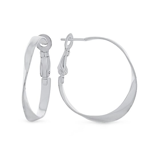 Hoop Earrings Sterling Silver