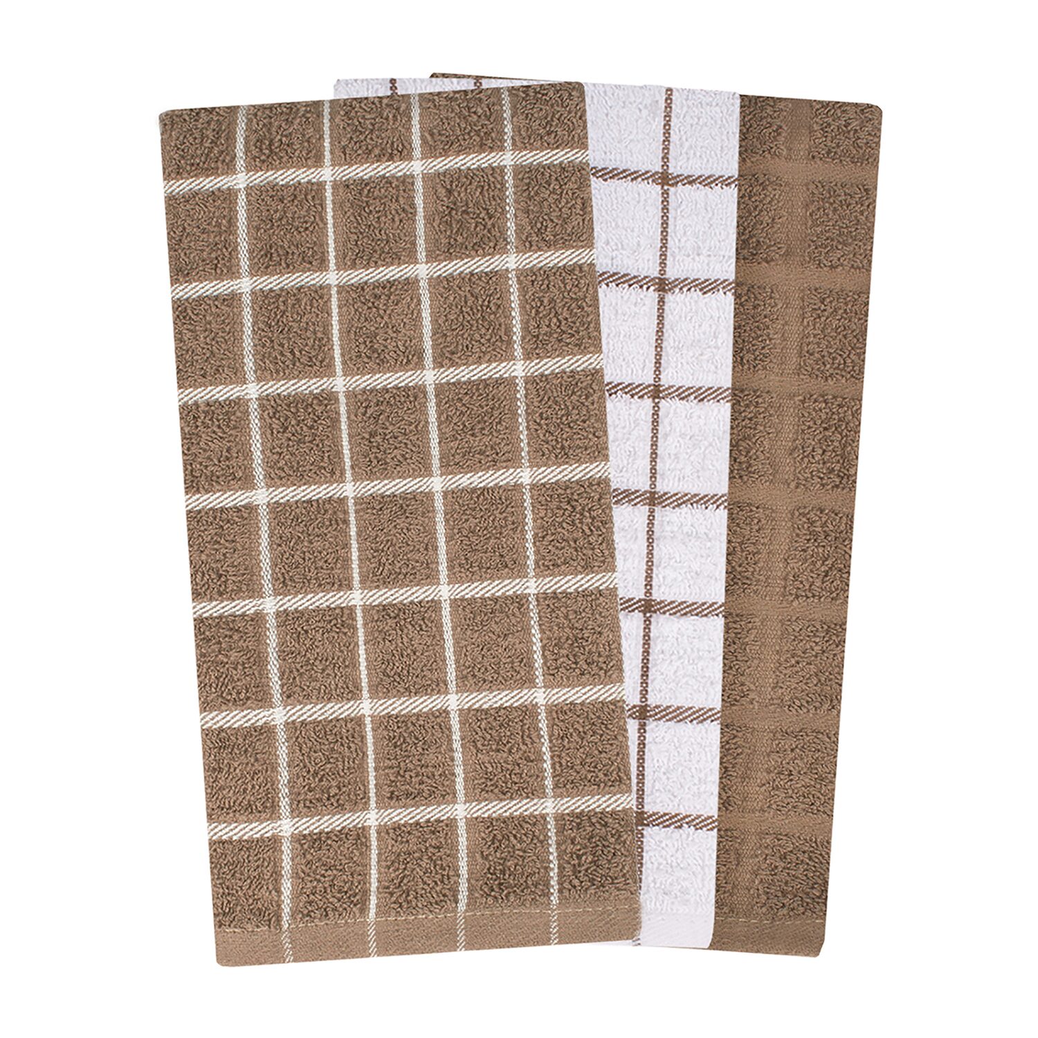 Ritz Terry Check 3-pc. Kitchen Towel Set