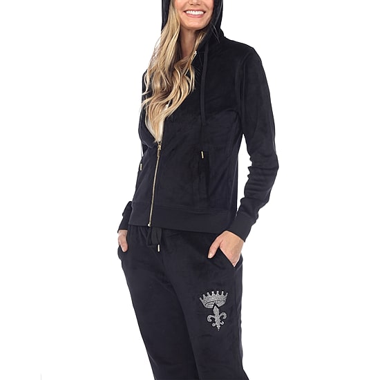 White Mark Adjustable Waist 2-pc. Track Suit