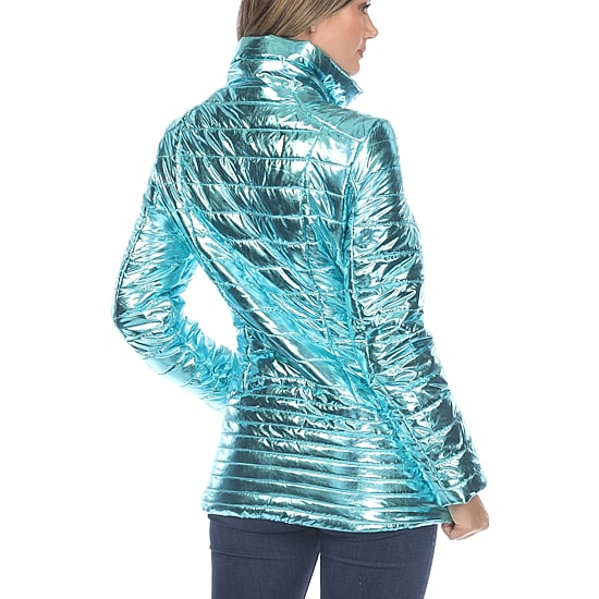 White Mark Womens Water Resistant Puffer Jacket