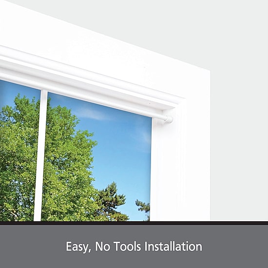 Kenney Fast Fit No Tools 2 Pack 7/16 IN Tension Curtain Rod