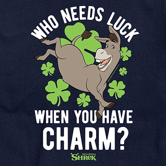 Mens Short Sleeve Shrek St. Patrick's Day Graphic T-Shirt