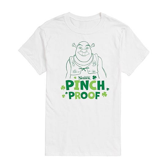 Mens Crew Neck Short Sleeve Shrek St. Patrick's Day T-Shirt