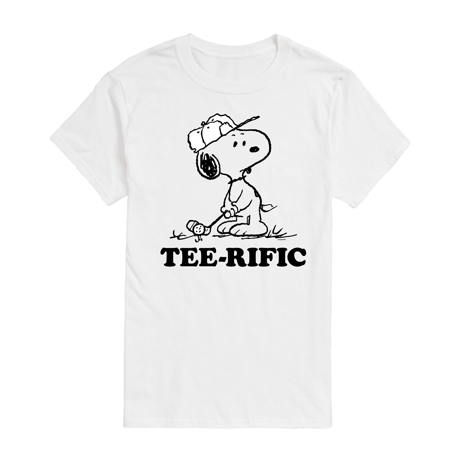 Mens Short Sleeve Peanuts Golf T-Shirt