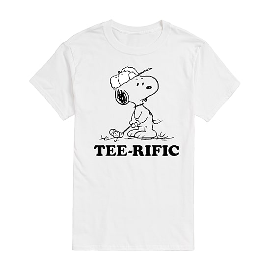 Mens Short Sleeve Peanuts Golf T-Shirt