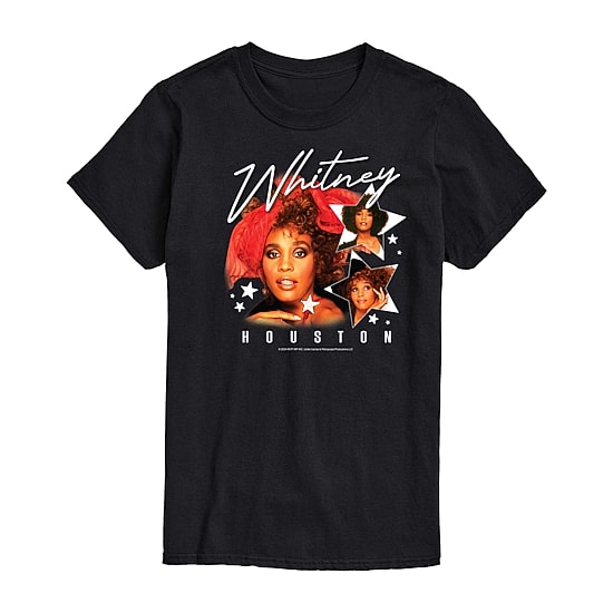 Mens Short Sleeve Whitney Houston T-Shirt
