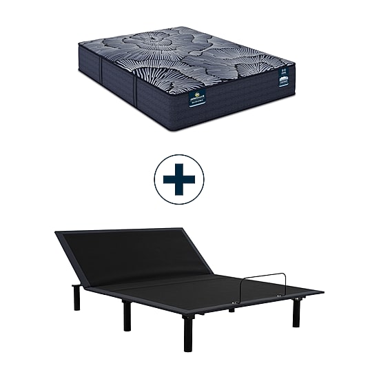 Serta Quilted Perfect Sleeper X Hybrid Excelled 14.25" Plush Tight Top - Mattress + Adjustable Base