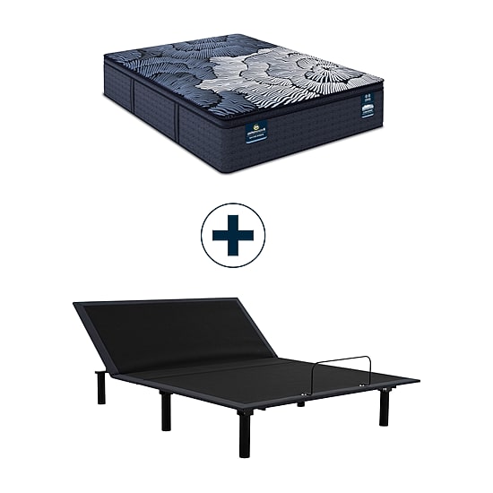 Serta Quilted Perfect Sleeper X Hybrid Max 15.25" Firm Pillow Top - Mattress + Adjustable Base