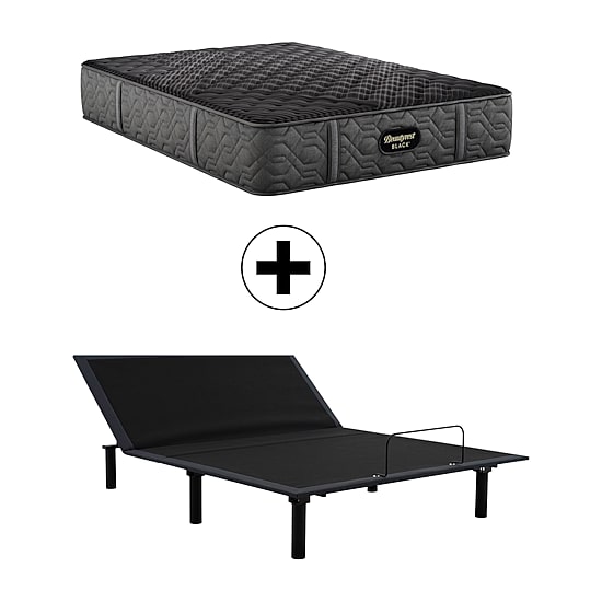 Beautyrest Black Series One 13.5" Extra Firm Tight Top - Mattress + Adjustable Base