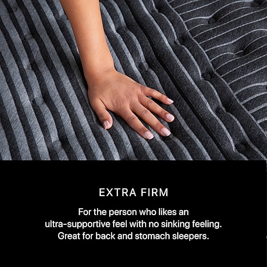 Beautyrest Black Series One 13.5" Extra Firm Tight Top - Mattress + Adjustable Base