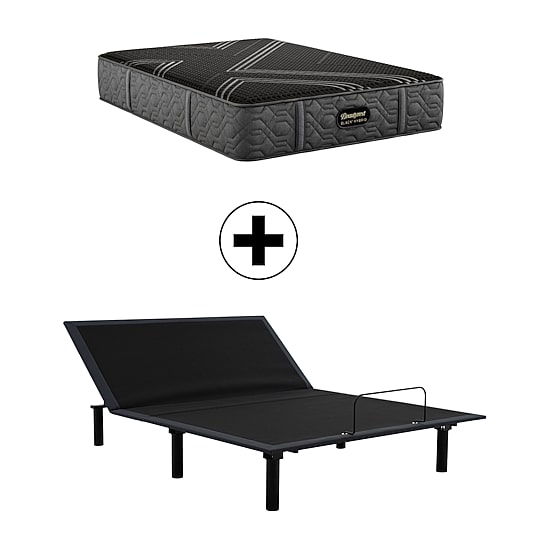 Beautyrest Black Series One 14.25" Medium Tight Top - Mattress + Adjustable Base