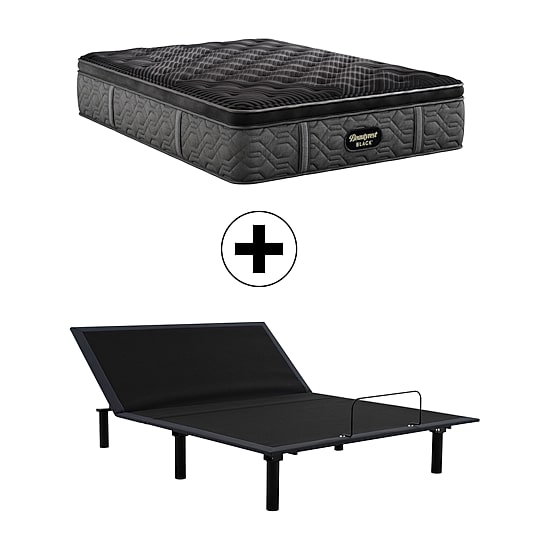Beautyrest Black Series One 14.5" Plush Pillow Top - Mattress + Adjustable Base