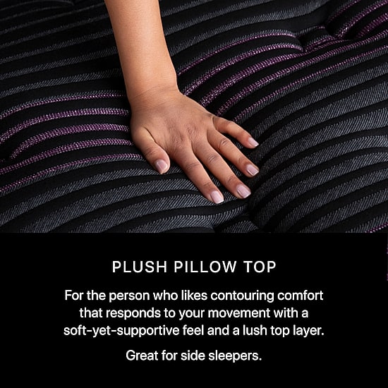 Beautyrest Black Series Two 16.25" Plush Pillow Top - Mattress + Adjustable Base