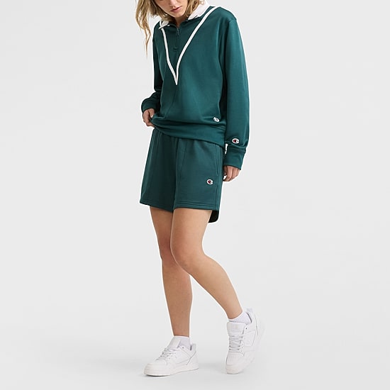 Champion Womens Mock Neck Long Sleeve Active Quarter-Zip Pullover