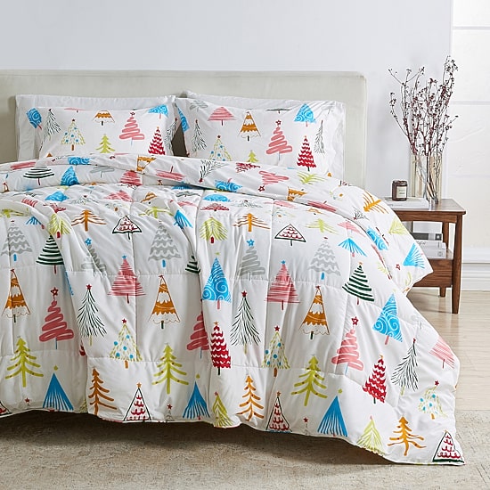 Linery Reversible Winter Lightweight Down Alternative Comforter Set