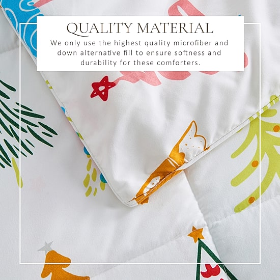 Linery Reversible Winter Lightweight Down Alternative Comforter Set