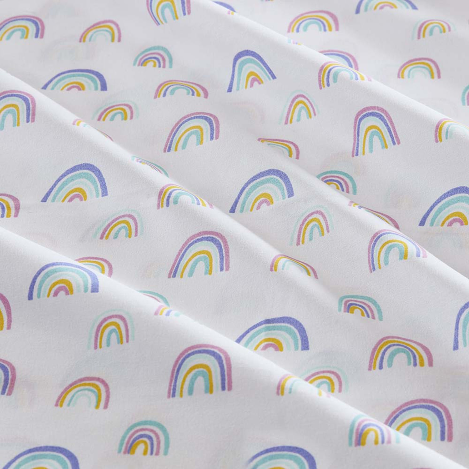 INK+IVY Kids Haisley Rainbow Stripe Complete Bedding Set with Sheets