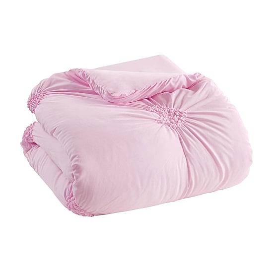INK+IVY Kids Bella Tufted Heart Complete Bedding Set with Sheets