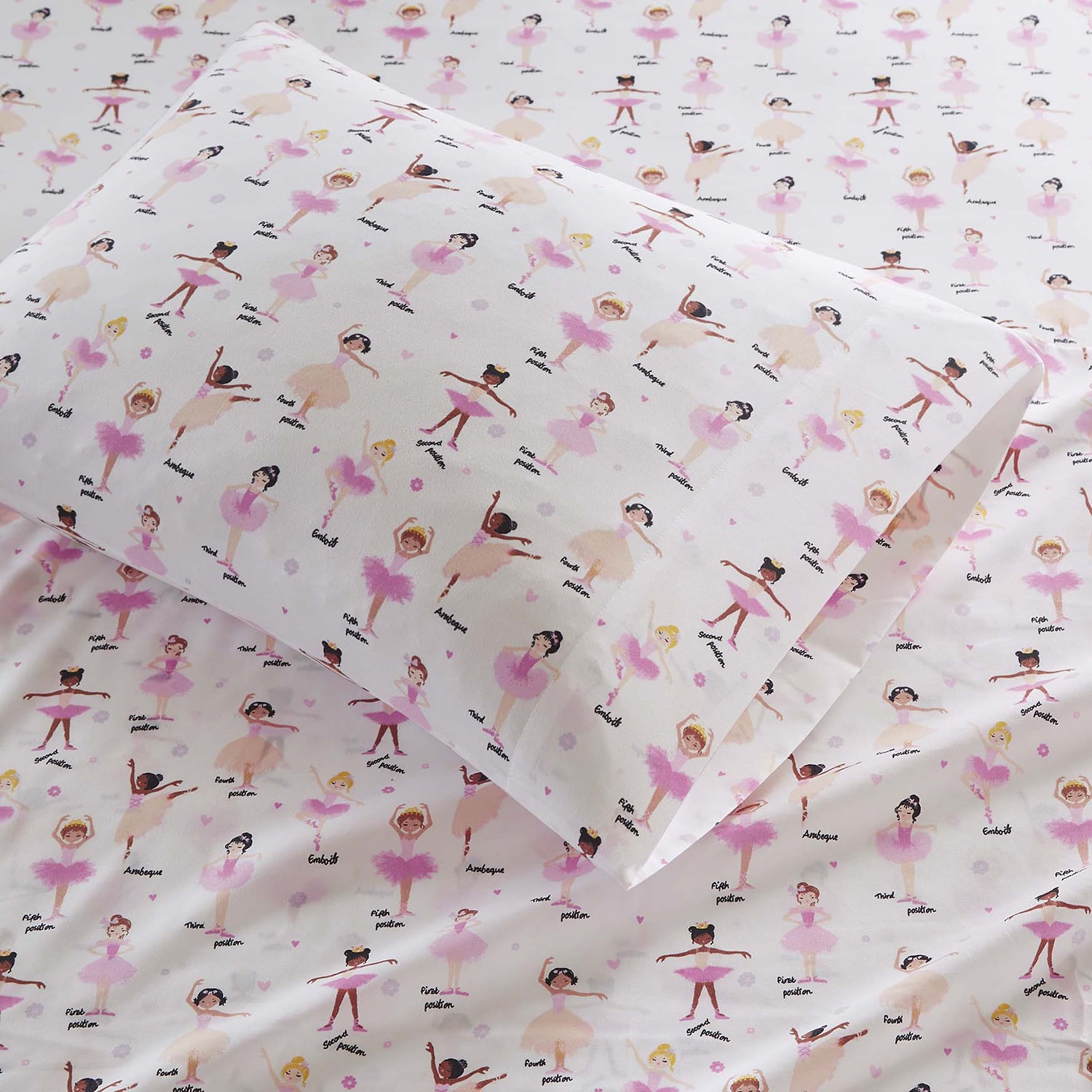 INK+IVY Kids Bella Tufted Heart Complete Bedding Set with Sheets