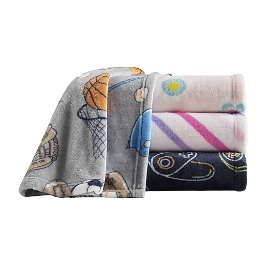 INK+IVY Kids Floral Throw