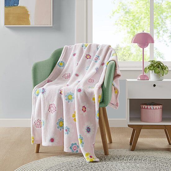 INK+IVY Kids Floral Throw