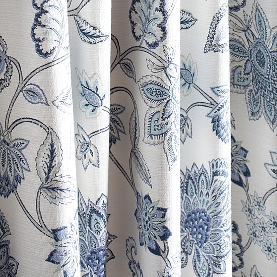 Martha Stewart Jakarta Rod Pocket Back Tab Blackout Set of 2 Curtain Panel