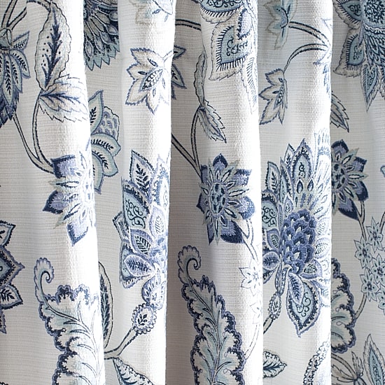 Martha Stewart Jakarta Rod Pocket Back Tab Blackout Set of 2 Curtain Panel