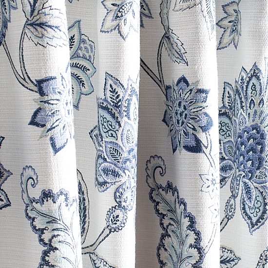 Martha Stewart Jakarta Rod Pocket Back Tab Blackout Set of 2 Curtain Panel