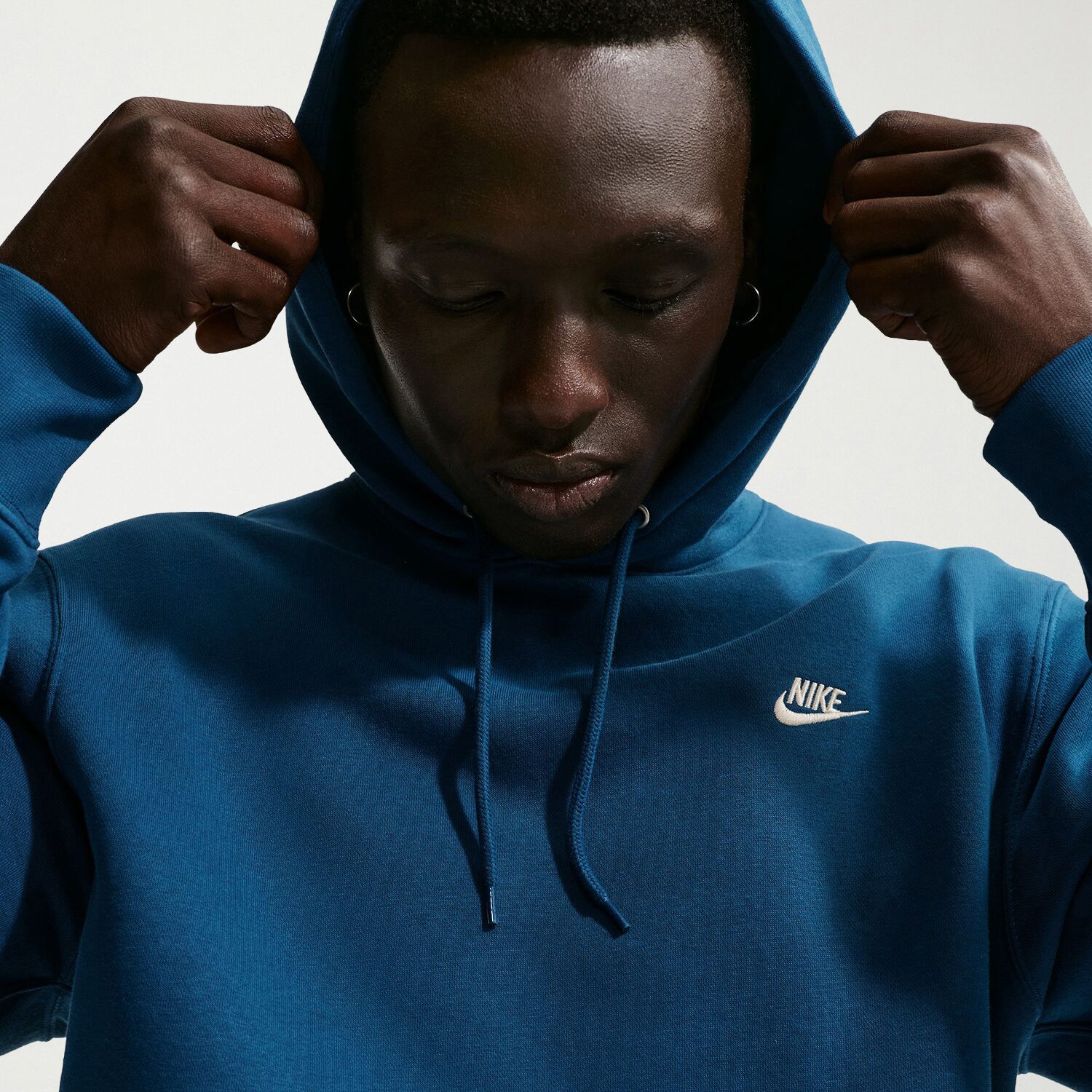 Nike Club Mens Long Sleeve Fleece Active Big and Tall Hoodie
