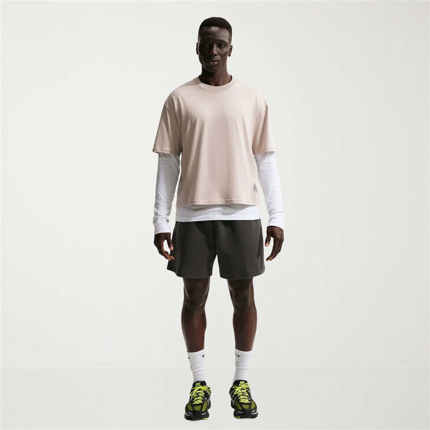 Nike Mens Crew Neck Long Sleeve Active Big and Tall T-Shirt