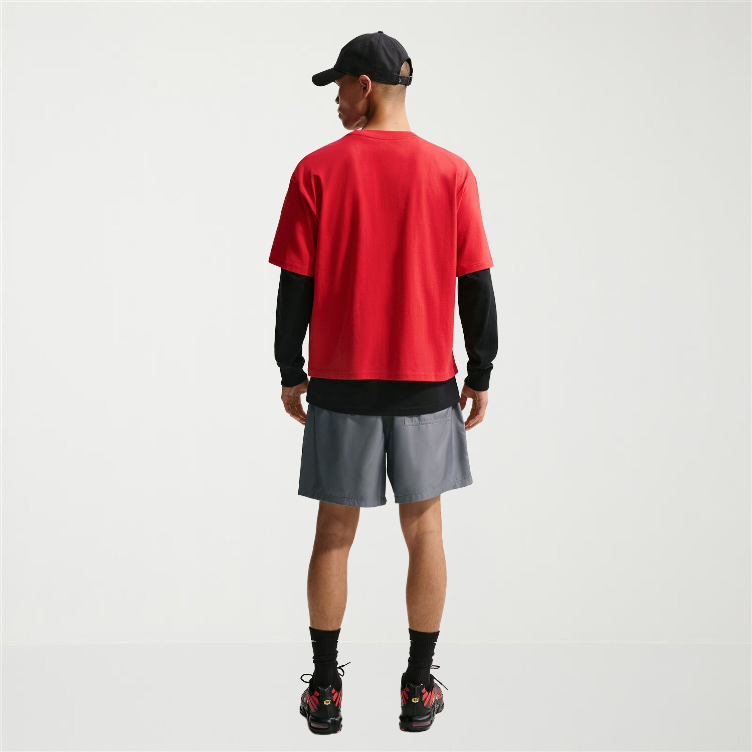 Nike Mens Crew Neck Long Sleeve Active Big and Tall T-Shirt