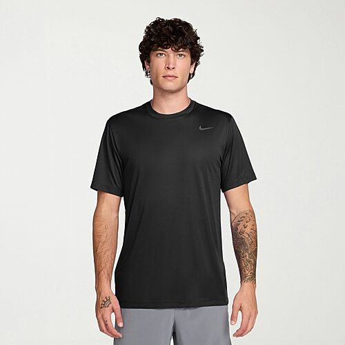 Nike Dri Fit Mens Crew Neck Short Sleeve Quick Dry Active Big and Tall T-Shirt, 4x-large Tall, Black