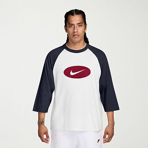 Nike Club Mens Crew Neck 3/4 Sleeve Active Big and Tall T-Shirt, 4x-large, Blue