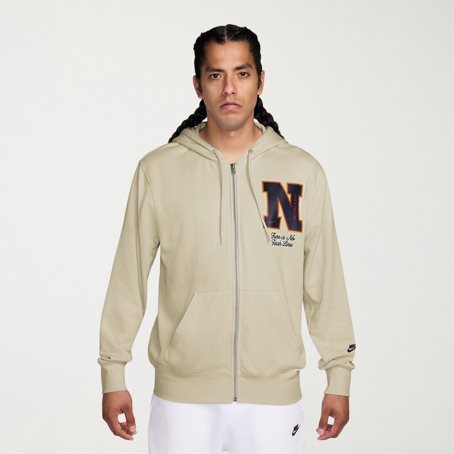 Nike Club Mens Long Sleeve Zipper Active Big and Tall Hoodie