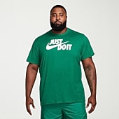 Nike Just Do It Mens Crew Neck Short Sleeve Classic Fit Big and Tall Graphic T-Shirt