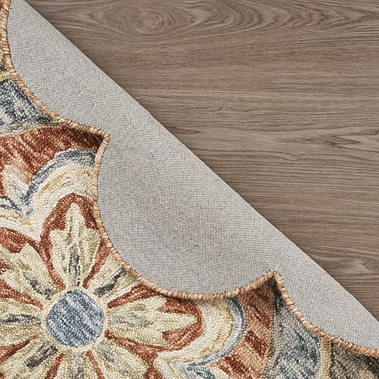 Daisy Frey Floral Hand Tufted Indoor Round Area Rug
