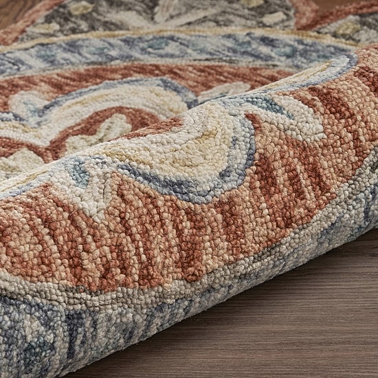 Daisy Frey Floral Hand Tufted Indoor Round Area Rug