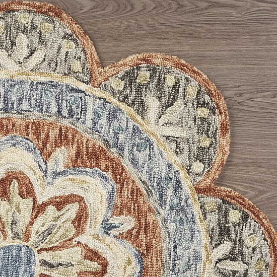 Daisy Frey Floral Hand Tufted Indoor Round Area Rug