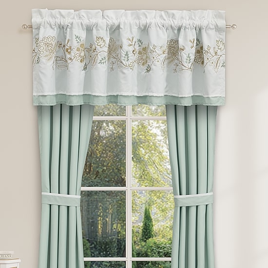 Royal Court Spring Social Rod Pocket Tailored Valance