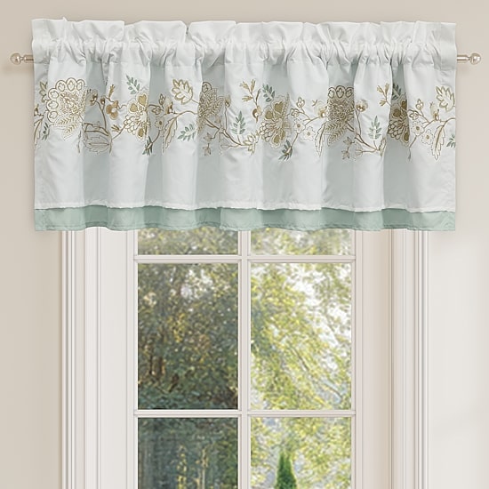 Royal Court Spring Social Rod Pocket Tailored Valance