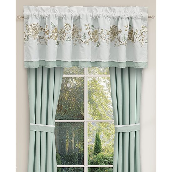 Royal Court Spring Social Rod Pocket Tailored Valance
