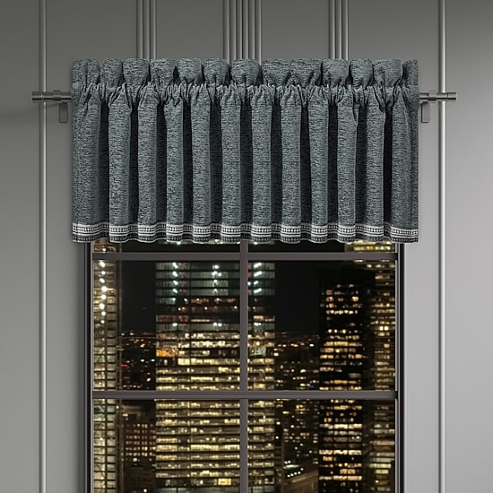 Queen Street Prairie Rod Pocket Tailored Valance
