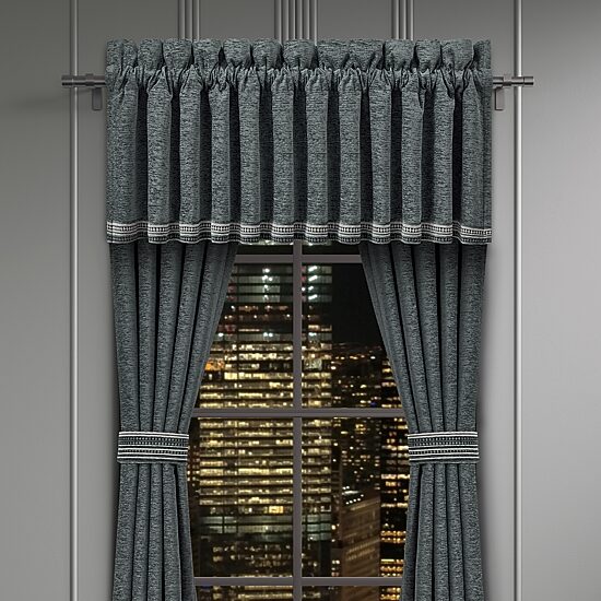 Queen Street Prairie Rod Pocket Tailored Valance