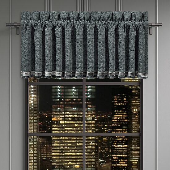 Queen Street Prairie Rod Pocket Tailored Valance