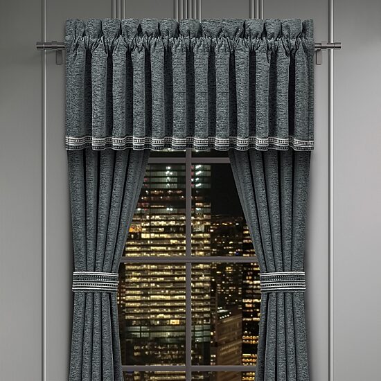 Queen Street Prairie Rod Pocket Tailored Valance